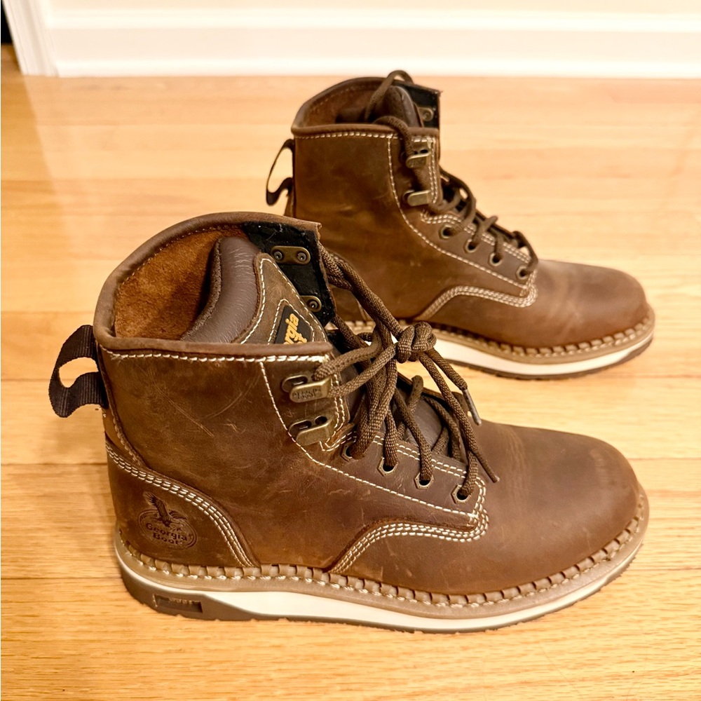 GEORGIA BOOT AMP LT WEDGE WOMEN'S WORK BOOT